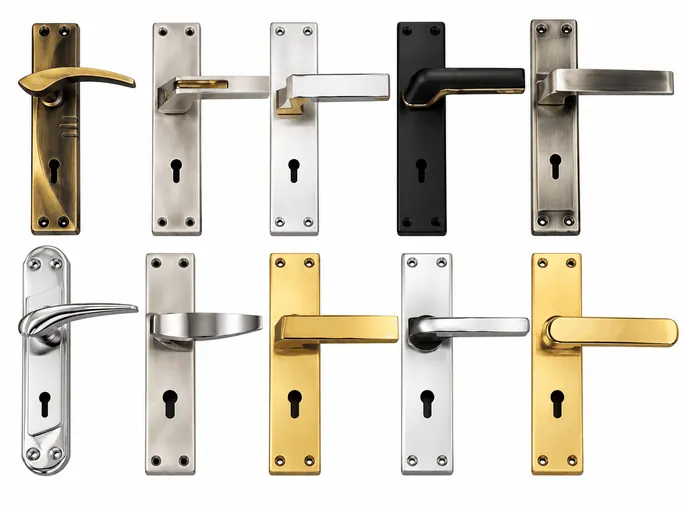Door Handles & Lever Handles: door fittings catalogue image from Chennai Traders