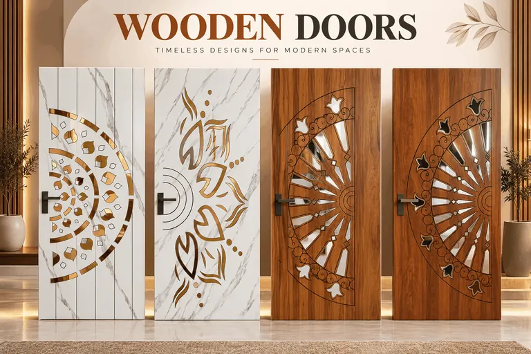 Decorative Wooden Doors: doors catalogue image from Chennai Traders