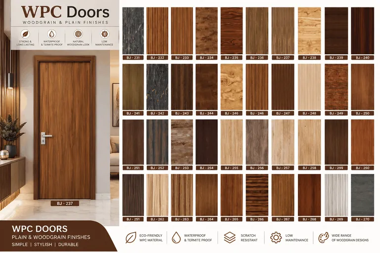 WPC Door Collection: doors catalogue image from Chennai Traders