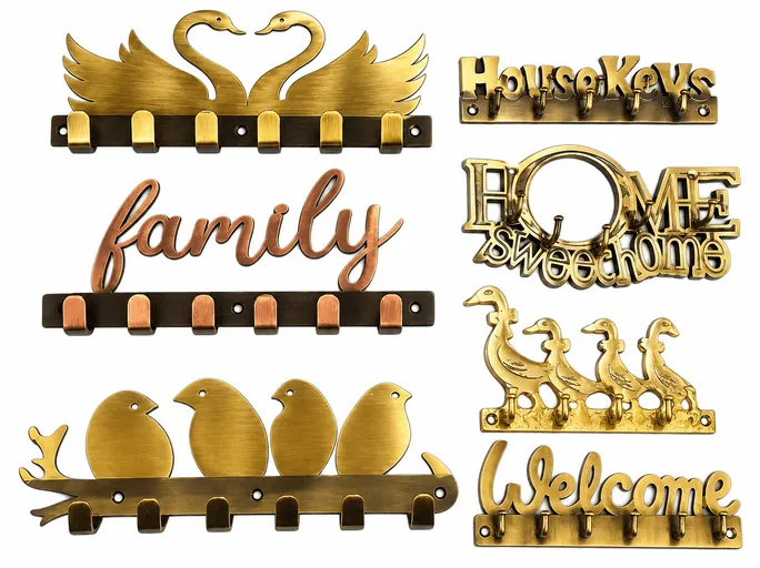 Decorative Wall Hooks & Hangers: home decors catalogue image from Chennai Traders