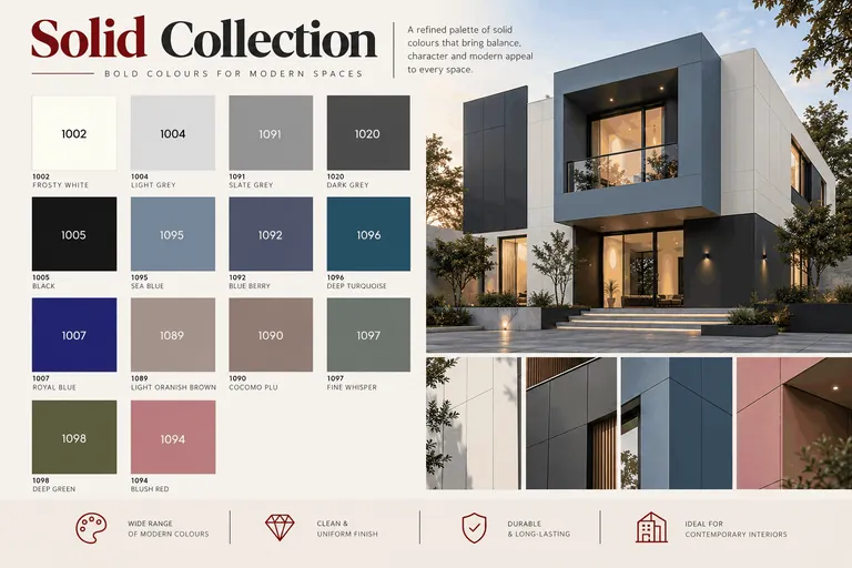 Solid Colour HPL Sheets: sheets catalogue image from Chennai Traders